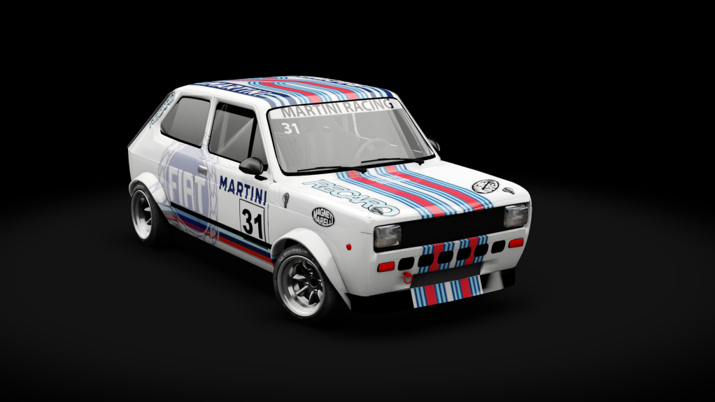 Fiat 127 Sport Abarth Gr.2, skin martini_34