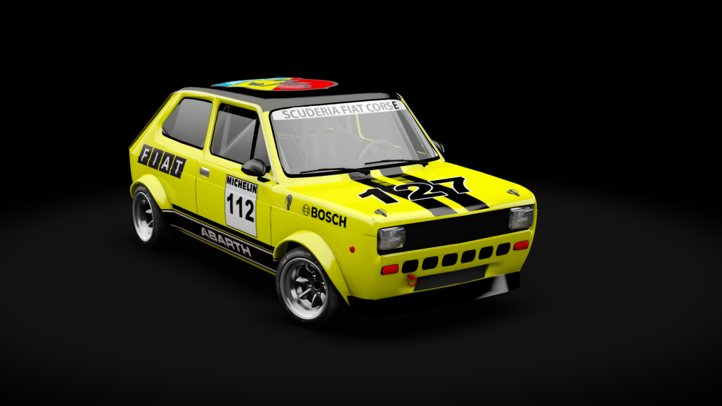Fiat 127 Sport Abarth Gr.2, skin yellow_112