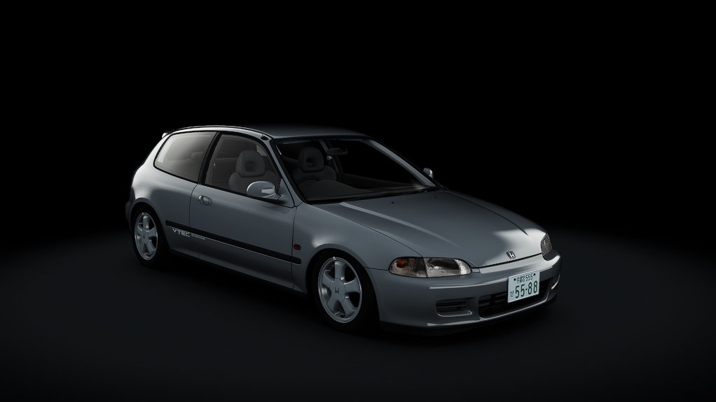 Honda Civic SiR-II, skin 02_pewter_grey_metallic
