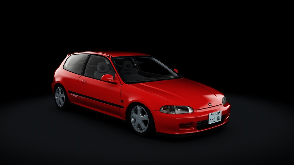 Honda Civic SiR-II, skin 08_milano_red