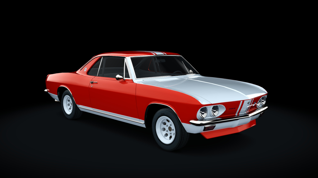 Yenko Stinger Corvair, skin red_white_stripe