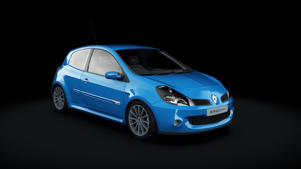 Renault Clio 2.0 16v Sport 197 2007, skin racing Blue