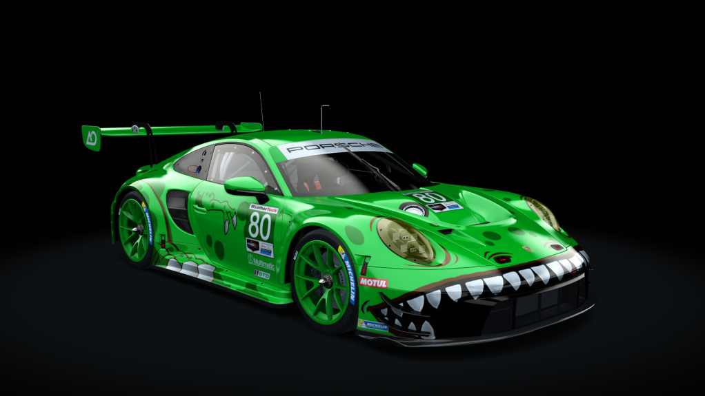 Porsche 992 GT3 R, skin #80 Rexy
