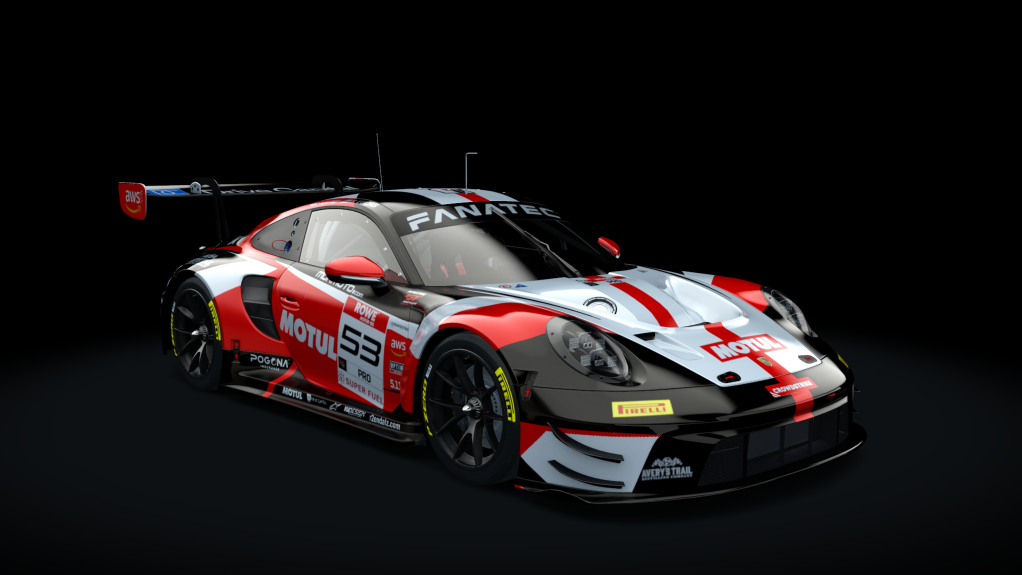 Porsche 992 GT3 R, skin GTWCA #53 MDK Motorsports