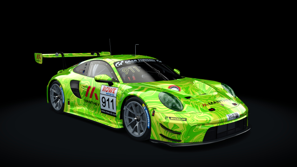 Porsche 992 GT3 R, skin ROWE 911
