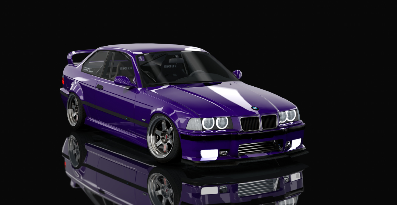 BMW 328i E36 RB26, skin 02_Purple
