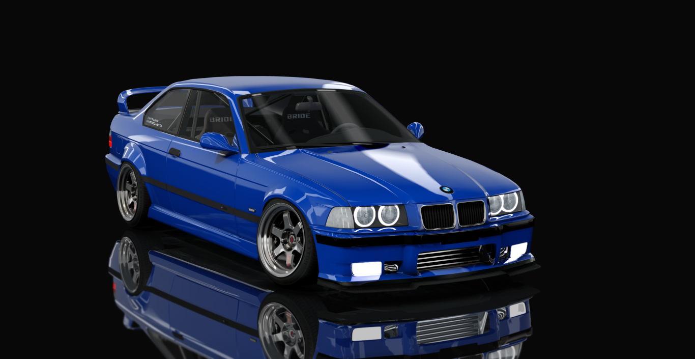 BMW 328i E36 RB26, skin 04_San_marino_blue_metallic
