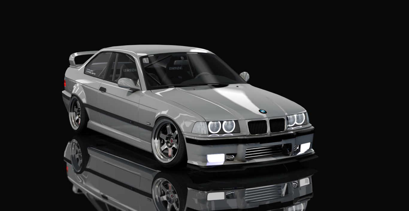 BMW 328i E36 RB26, skin 09_Grey