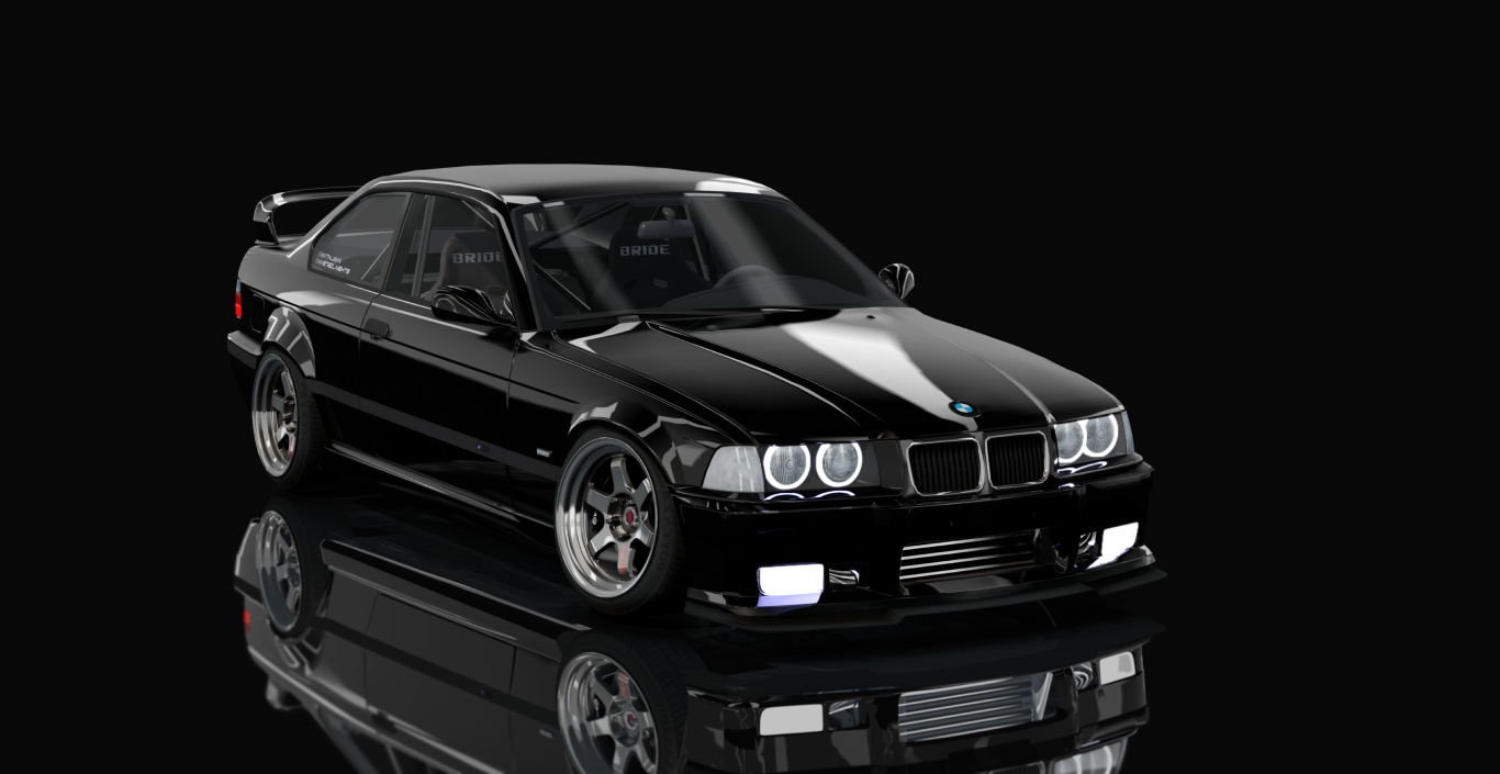 BMW 328i E36 RB26, skin 10_Jet_Black